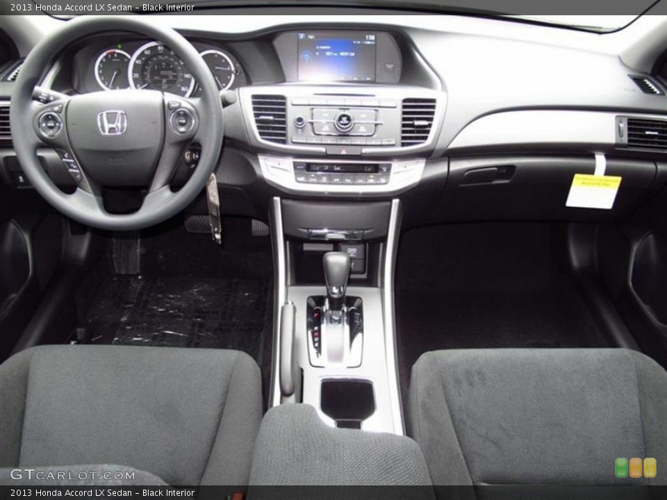 Black Interior Dashboard for the 2013 Honda Accord LX Sedan #71416114