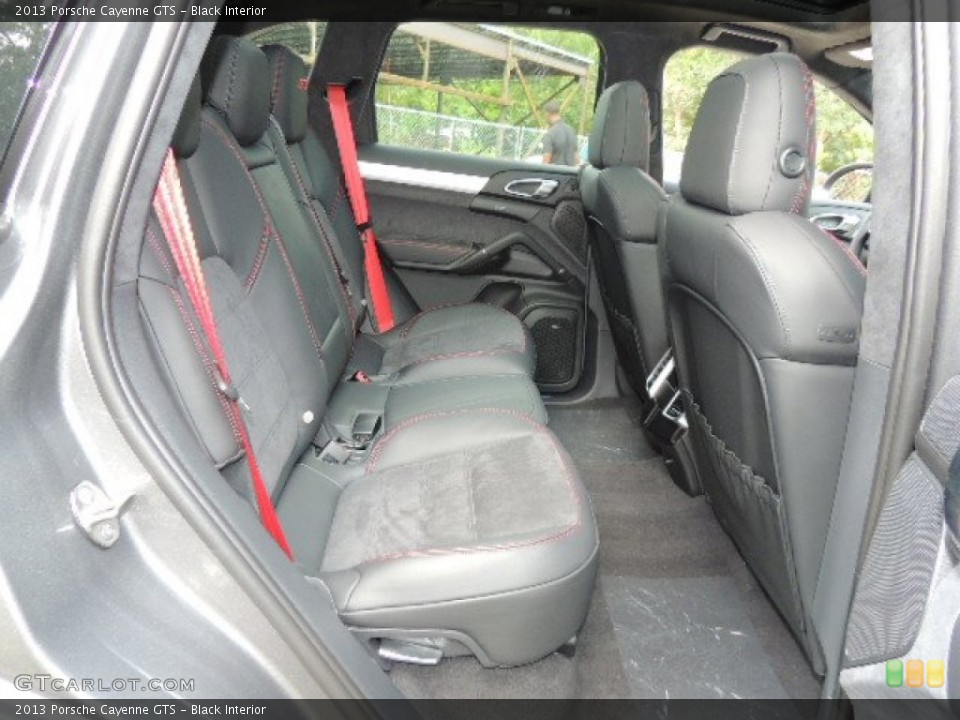 Black Interior Rear Seat for the 2013 Porsche Cayenne GTS #71416282