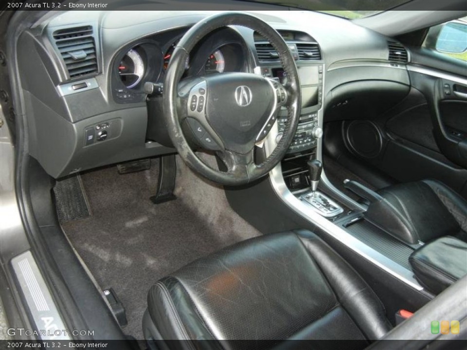 Ebony Interior Prime Interior for the 2007 Acura TL 3.2 #71417041