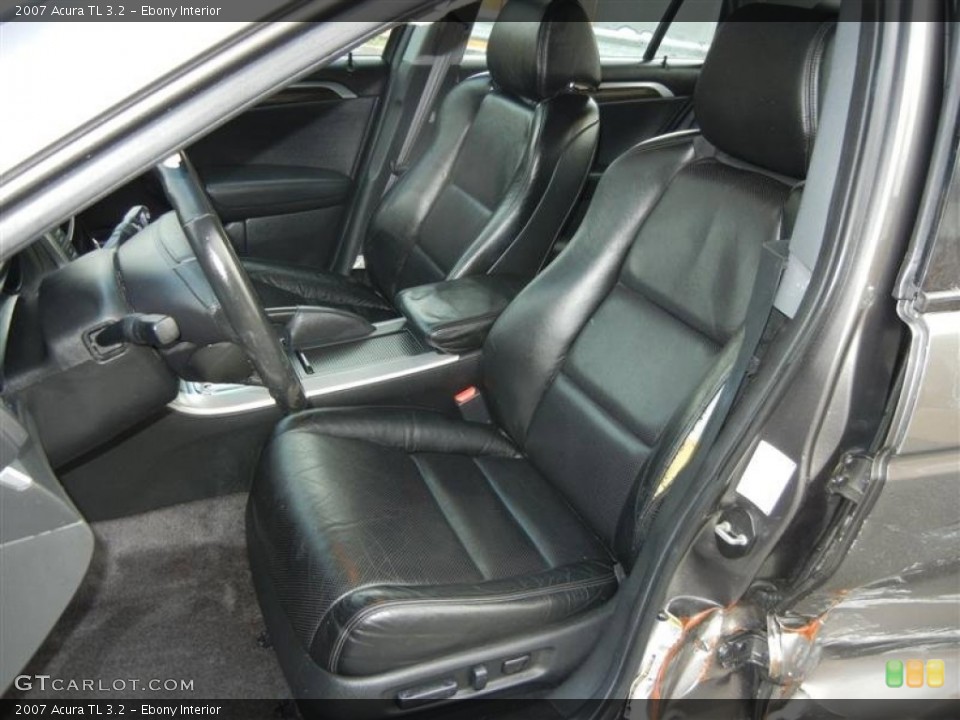Ebony Interior Front Seat for the 2007 Acura TL 3.2 #71417050