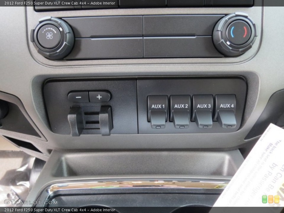 Adobe Interior Controls for the 2012 Ford F250 Super Duty XLT Crew Cab 4x4 #71417107