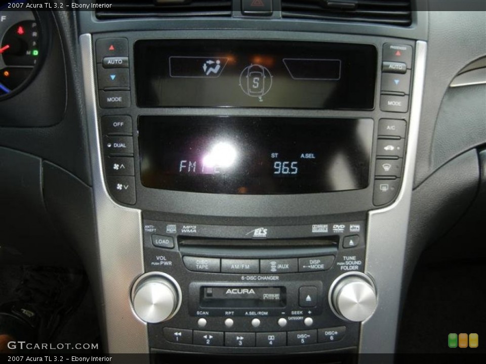 Ebony Interior Controls for the 2007 Acura TL 3.2 #71417224