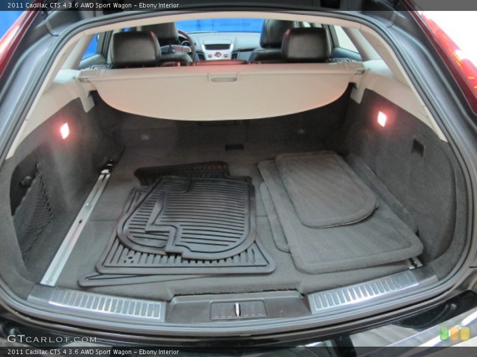 Ebony Interior Trunk for the 2011 Cadillac CTS 4 3.6 AWD Sport Wagon #71418058