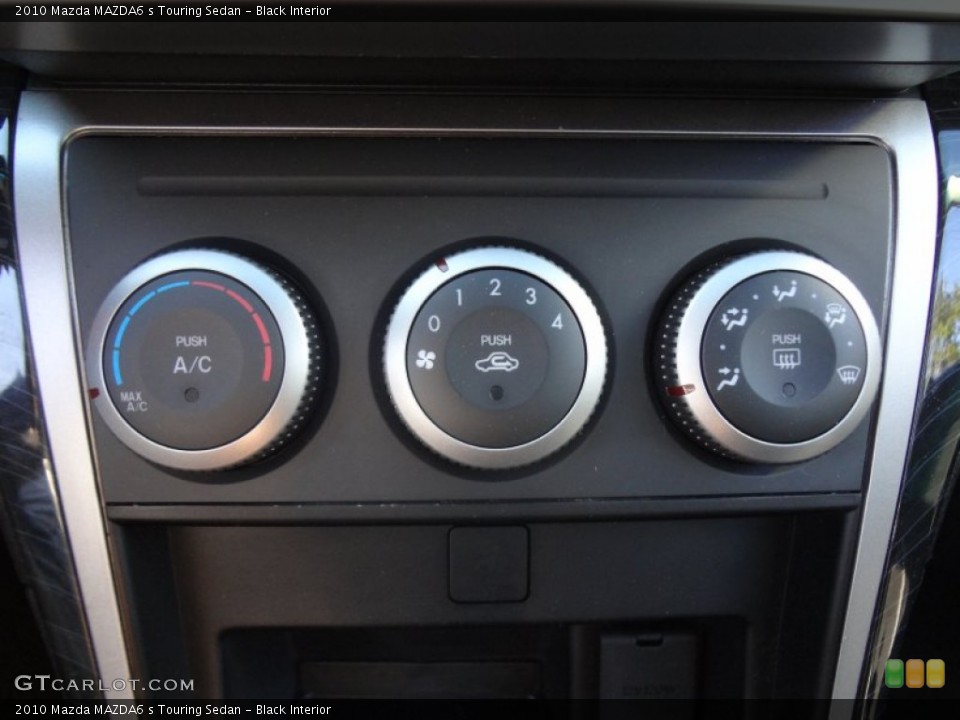 Black Interior Controls for the 2010 Mazda MAZDA6 s Touring Sedan #71418316