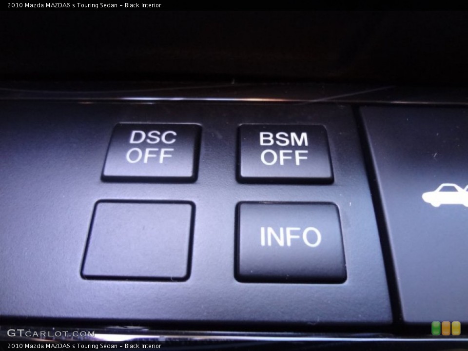 Black Interior Controls for the 2010 Mazda MAZDA6 s Touring Sedan #71418343