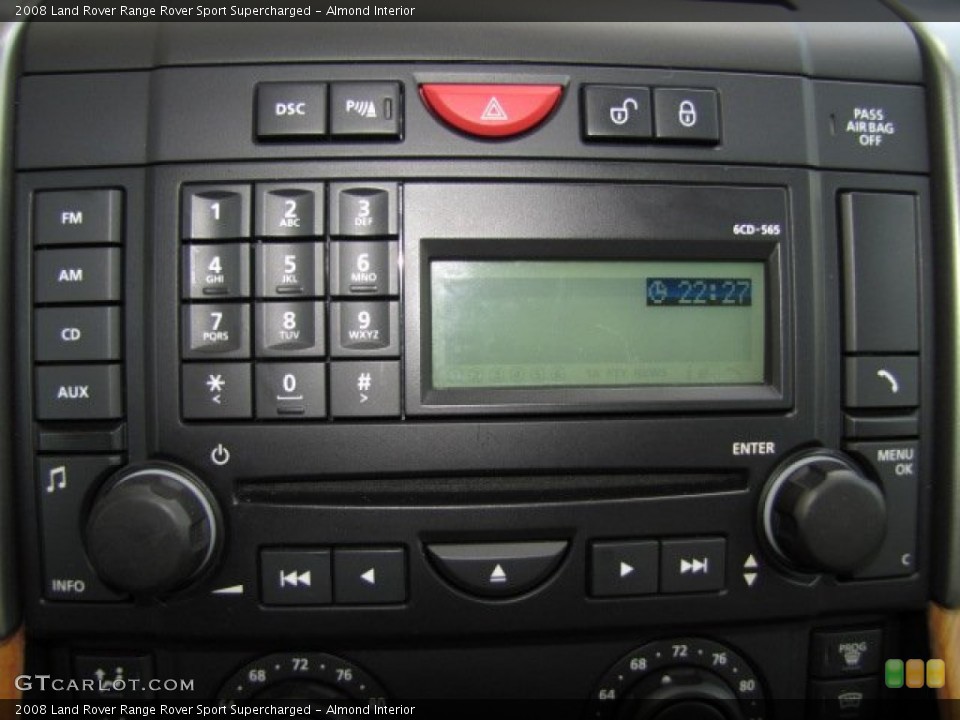 Almond Interior Audio System for the 2008 Land Rover Range Rover Sport Supercharged #71420761