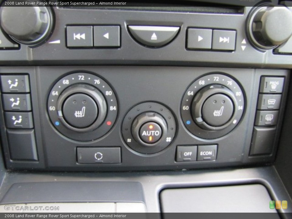 Almond Interior Controls for the 2008 Land Rover Range Rover Sport Supercharged #71420770