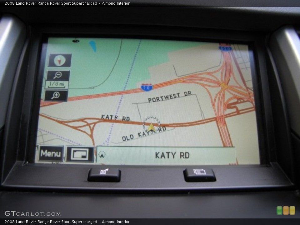 Almond Interior Navigation for the 2008 Land Rover Range Rover Sport Supercharged #71420779