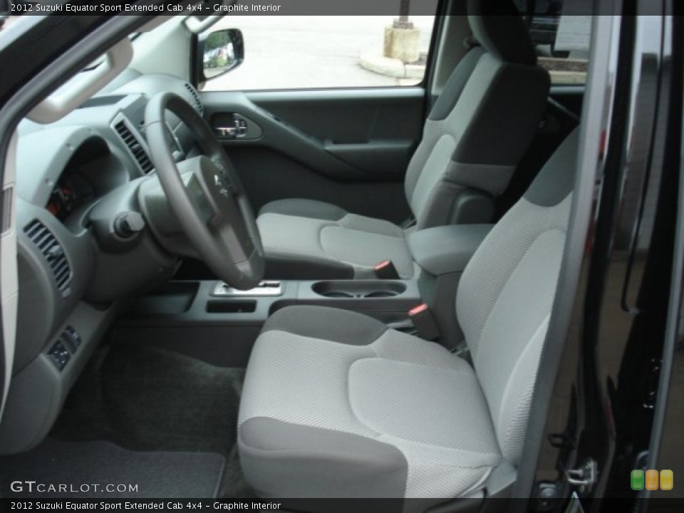 Graphite Interior Prime Interior for the 2012 Suzuki Equator Sport Extended Cab 4x4 #71420985