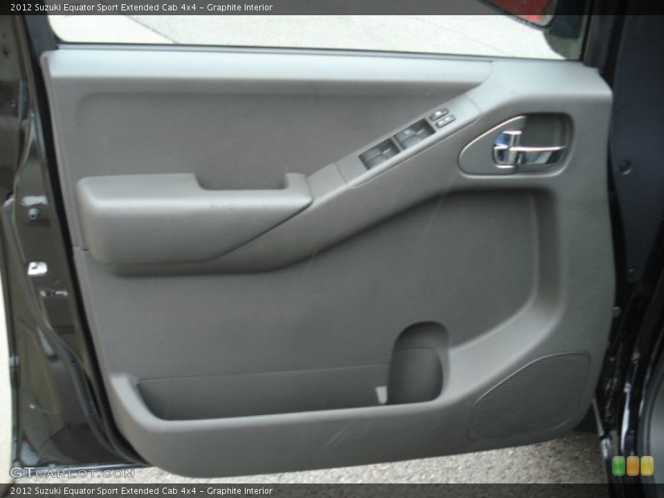 Graphite Interior Door Panel for the 2012 Suzuki Equator Sport Extended Cab 4x4 #71420992