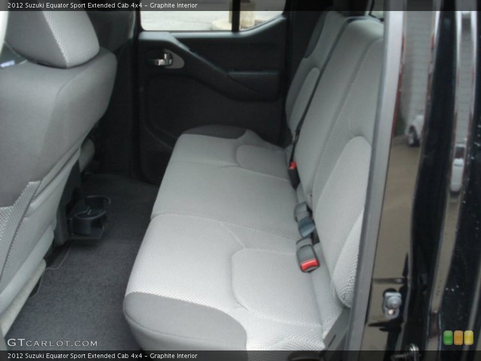 Graphite Interior Photo for the 2012 Suzuki Equator Sport Extended Cab 4x4 #71421001