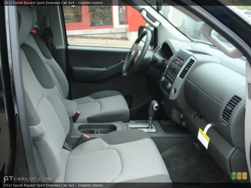 Graphite Interior Photo for the 2012 Suzuki Equator Sport Extended Cab 4x4 #71421091