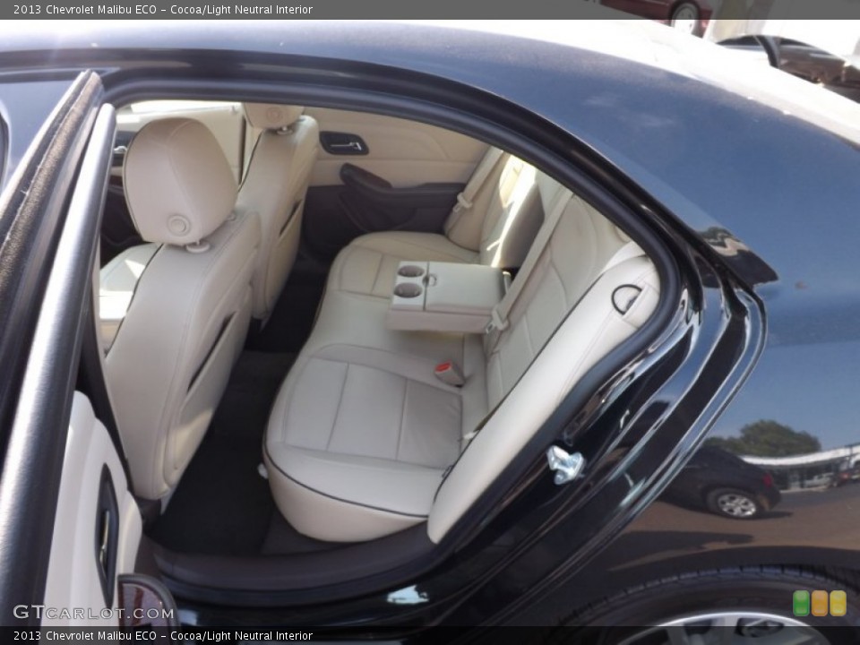 Cocoa/Light Neutral Interior Rear Seat for the 2013 Chevrolet Malibu ECO #71421561