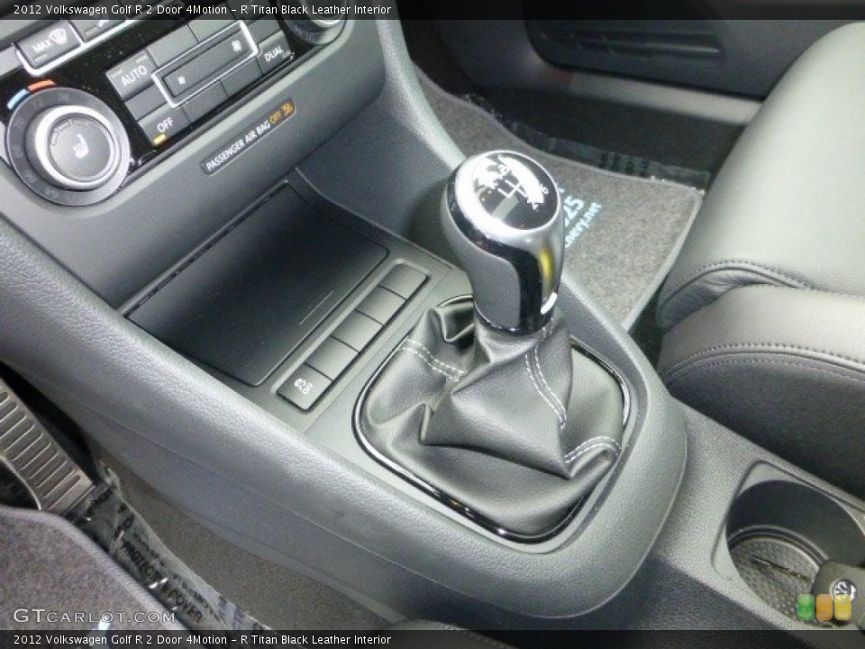 R Titan Black Leather Interior Transmission for the 2012 Volkswagen Golf R 2 Door 4Motion #71421920