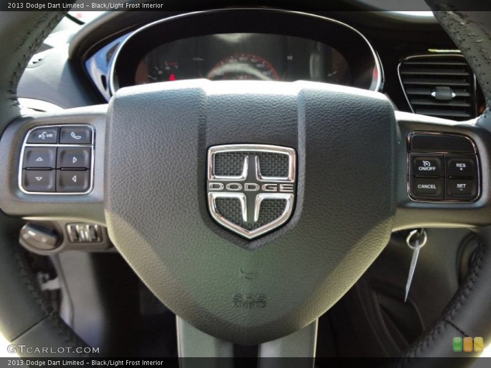 Black/Light Frost Interior Controls for the 2013 Dodge Dart Limited #71422468