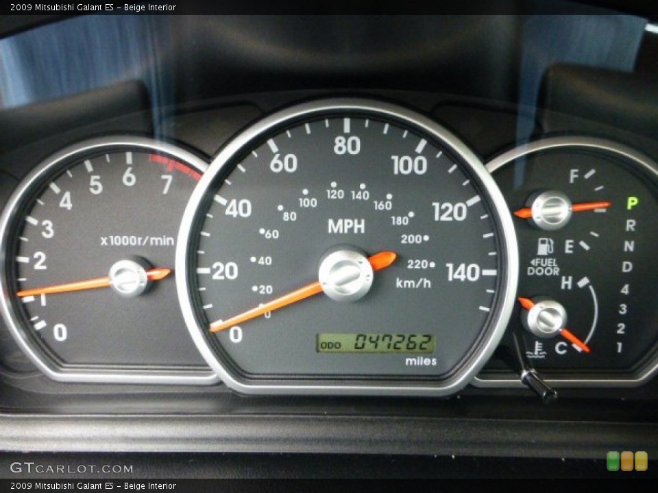 Beige Interior Gauges for the 2009 Mitsubishi Galant ES #71423257