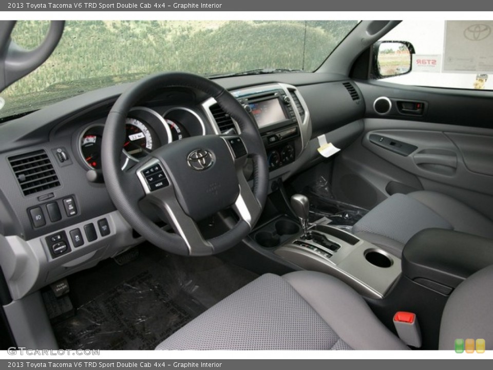 Graphite Interior Prime Interior for the 2013 Toyota Tacoma V6 TRD Sport Double Cab 4x4 #71424055