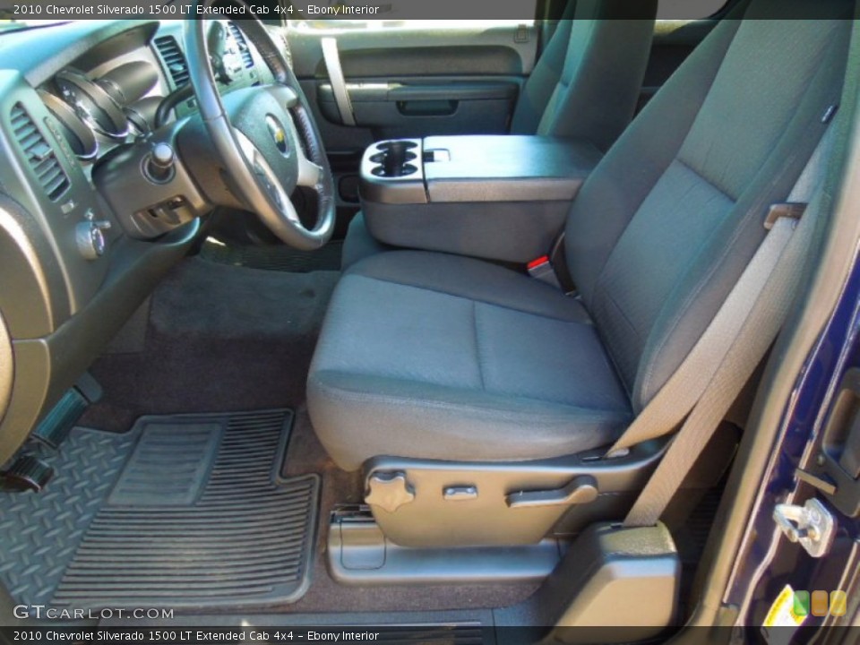 Ebony Interior Photo for the 2010 Chevrolet Silverado 1500 LT Extended Cab 4x4 #71424121