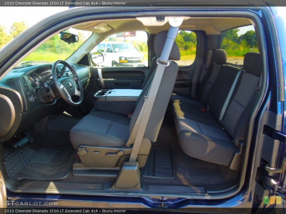 Ebony Interior Photo for the 2010 Chevrolet Silverado 1500 LT Extended Cab 4x4 #71424190