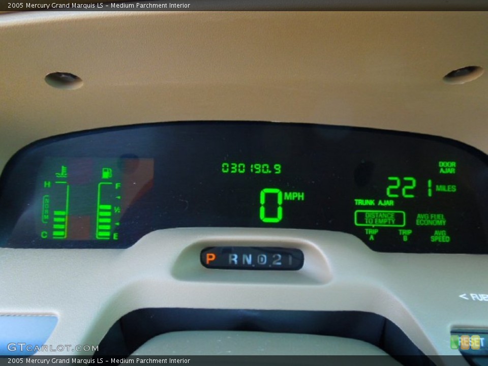 Medium Parchment Interior Gauges for the 2005 Mercury Grand Marquis LS #71424418