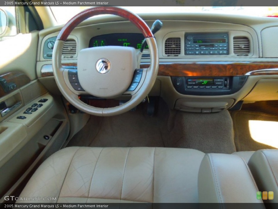 Medium Parchment Interior Dashboard for the 2005 Mercury Grand Marquis LS #71424436