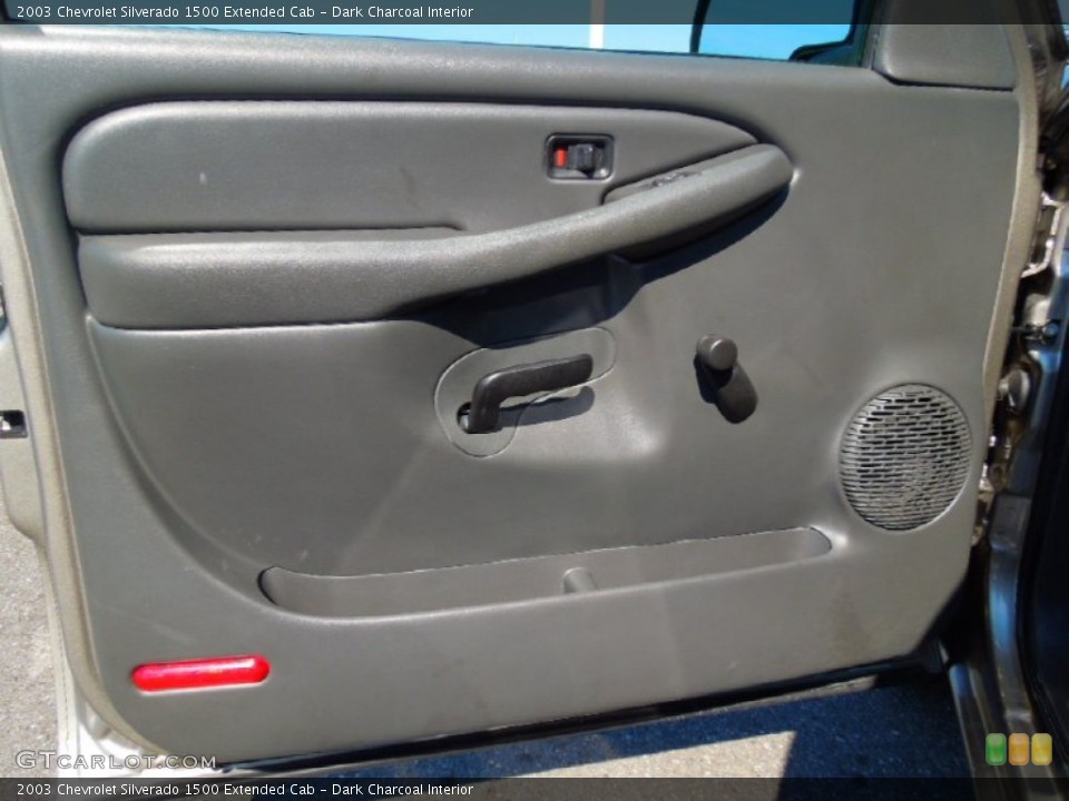 Dark Charcoal Interior Door Panel for the 2003 Chevrolet Silverado 1500 Extended Cab #71424630