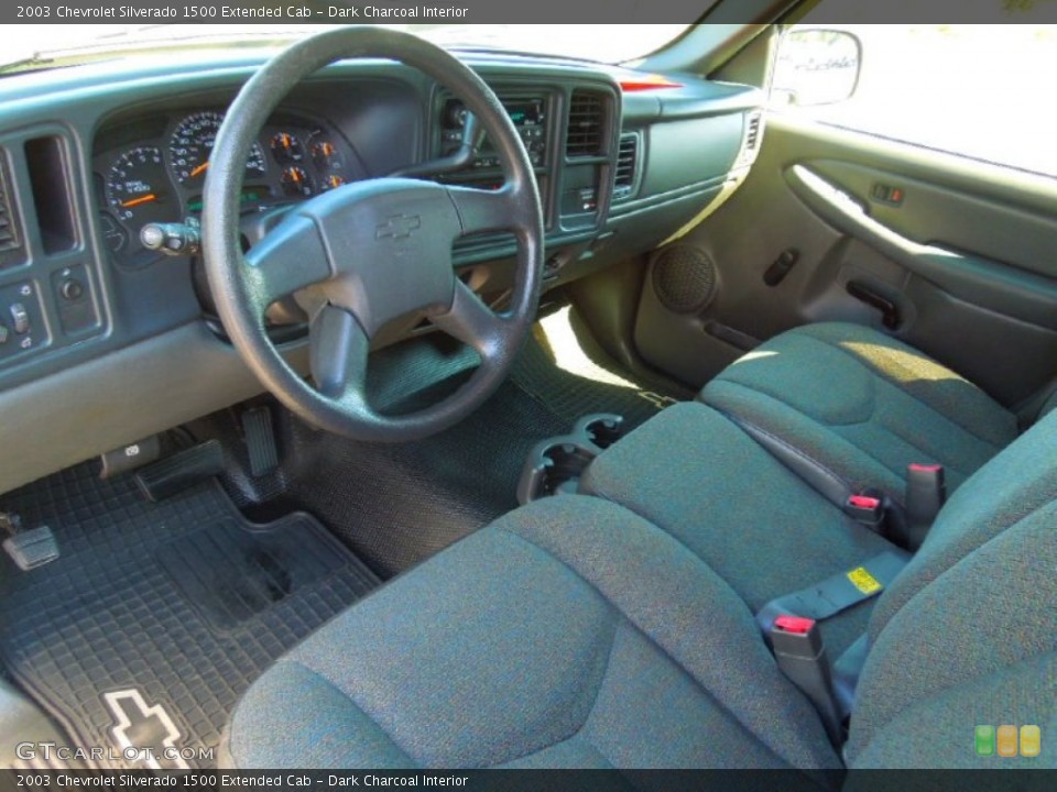 Dark Charcoal Interior Prime Interior for the 2003 Chevrolet Silverado 1500 Extended Cab #71424751
