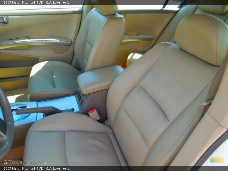 Cafe Latte Interior Front Seat for the 2005 Nissan Maxima 3.5 SE #71425342
