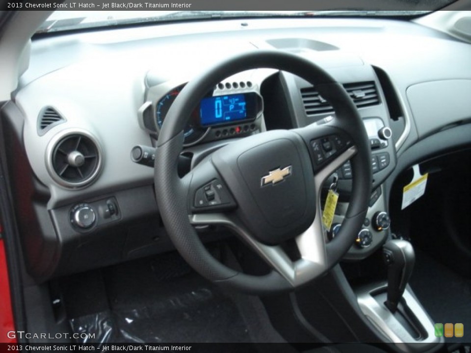 Jet Black/Dark Titanium Interior Dashboard for the 2013 Chevrolet Sonic LT Hatch #71425769