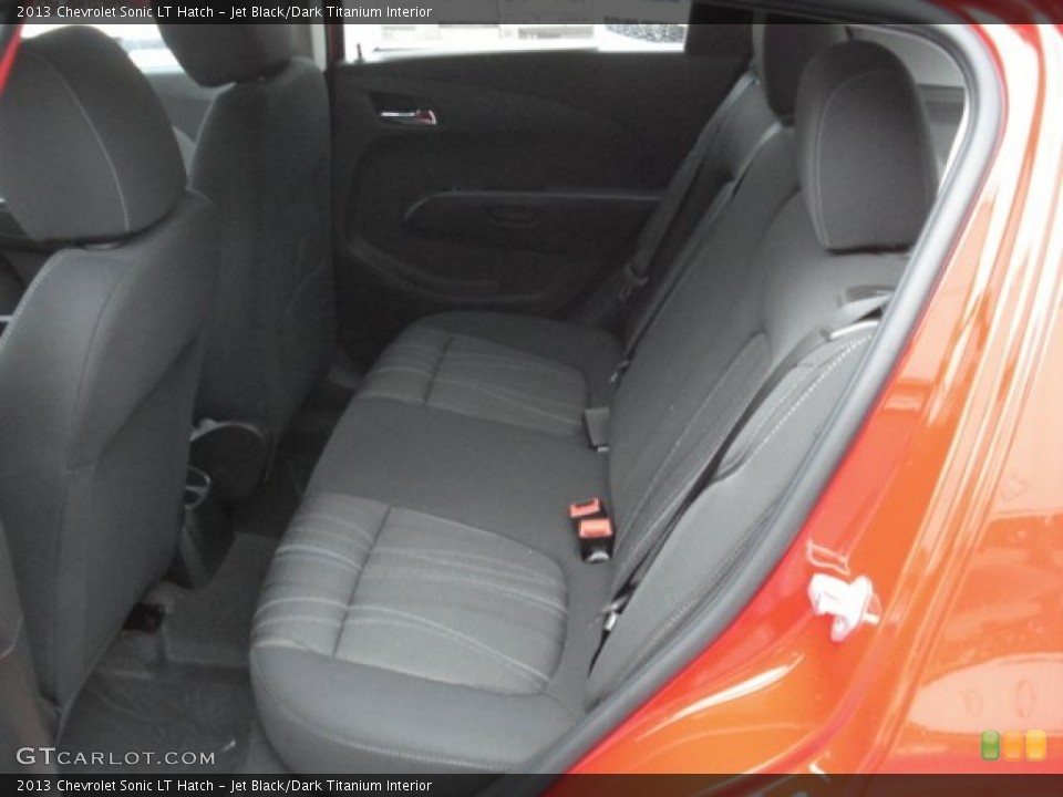 Jet Black/Dark Titanium Interior Rear Seat for the 2013 Chevrolet Sonic LT Hatch #71425798