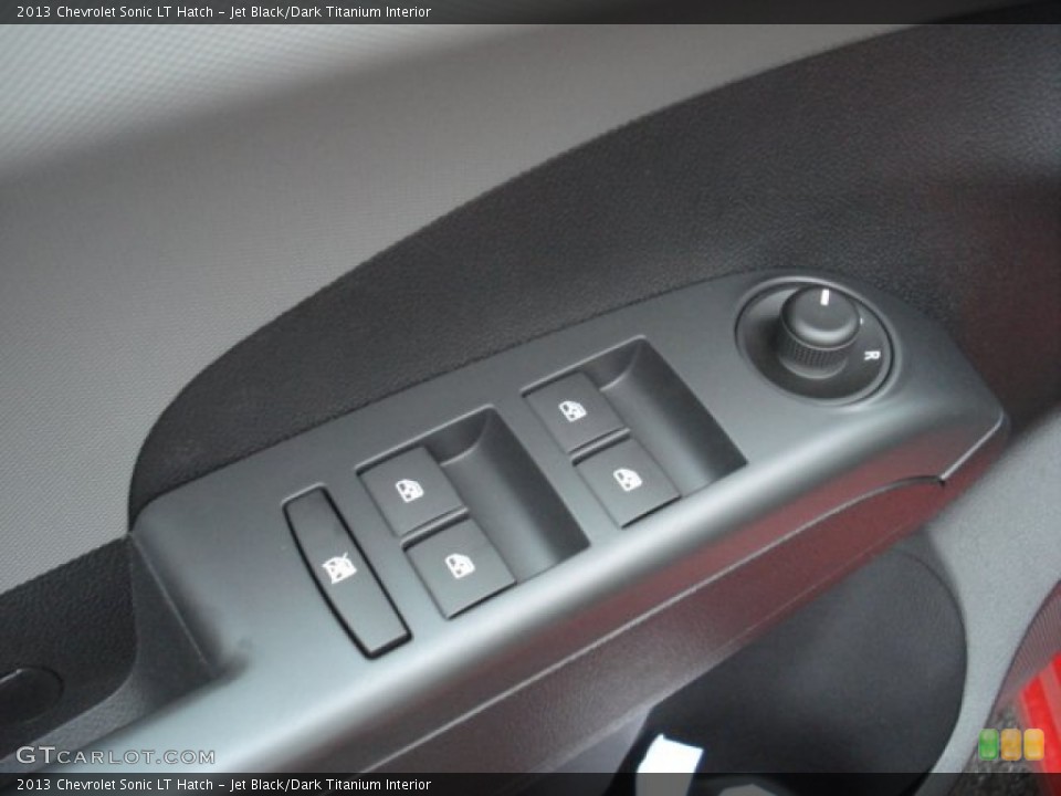 Jet Black/Dark Titanium Interior Controls for the 2013 Chevrolet Sonic LT Hatch #71425816