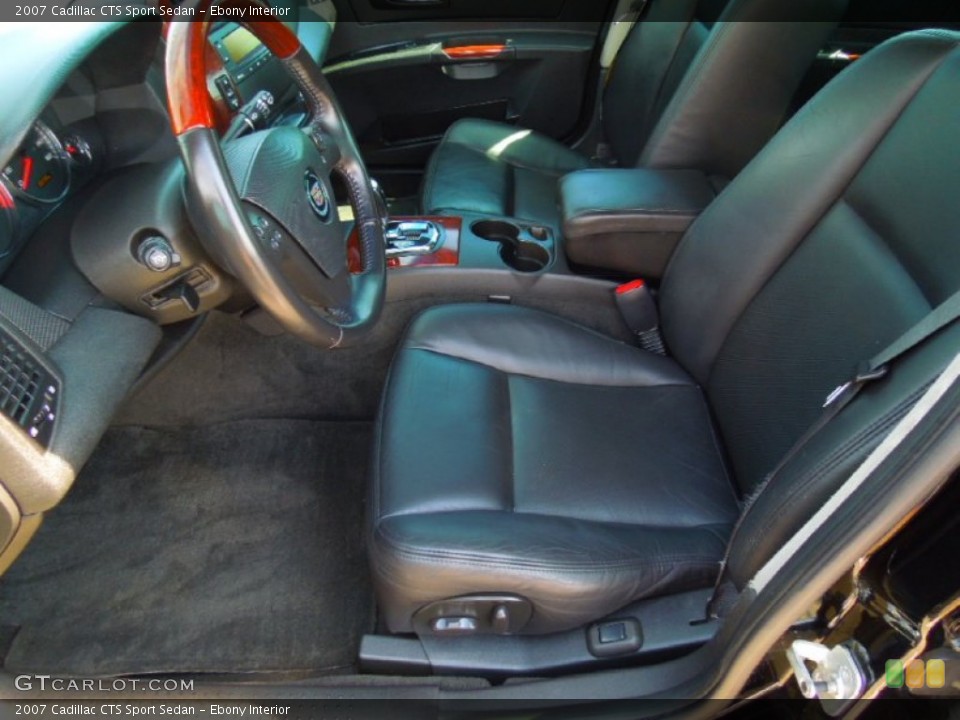 Ebony Interior Photo for the 2007 Cadillac CTS Sport Sedan #71425819