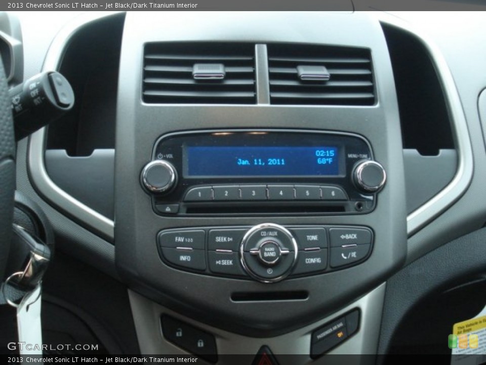 Jet Black/Dark Titanium Interior Controls for the 2013 Chevrolet Sonic LT Hatch #71425825