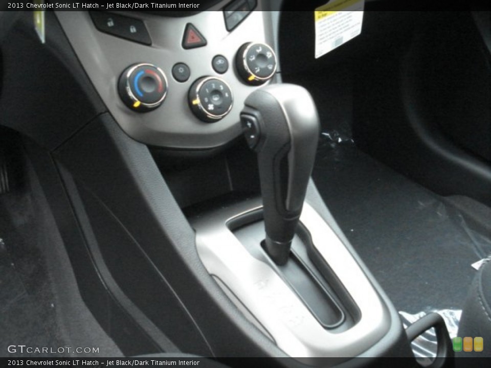 Jet Black/Dark Titanium Interior Transmission for the 2013 Chevrolet Sonic LT Hatch #71425831
