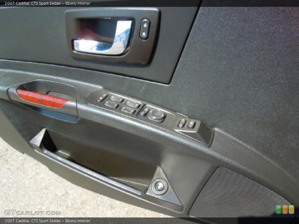 Ebony Interior Controls for the 2007 Cadillac CTS Sport Sedan #71425846