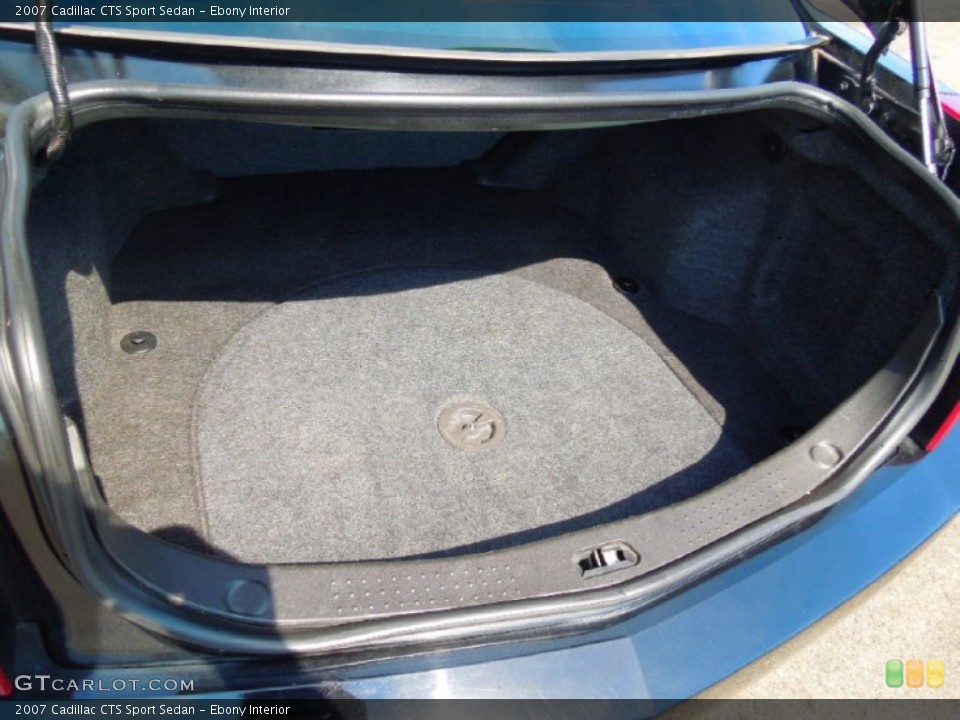 Ebony Interior Trunk for the 2007 Cadillac CTS Sport Sedan #71425924