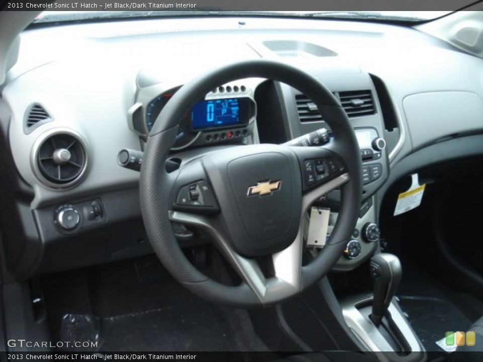 Jet Black/Dark Titanium Interior Dashboard for the 2013 Chevrolet Sonic LT Hatch #71425942