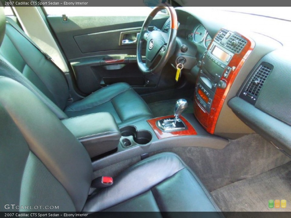 Ebony Interior Photo for the 2007 Cadillac CTS Sport Sedan #71425949