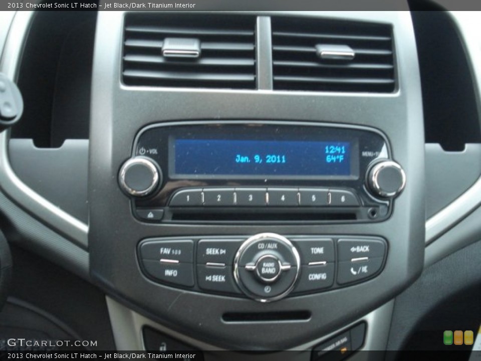 Jet Black/Dark Titanium Interior Audio System for the 2013 Chevrolet Sonic LT Hatch #71425987