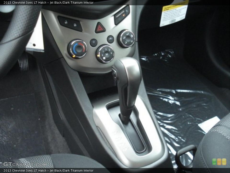 Jet Black/Dark Titanium Interior Transmission for the 2013 Chevrolet Sonic LT Hatch #71425996