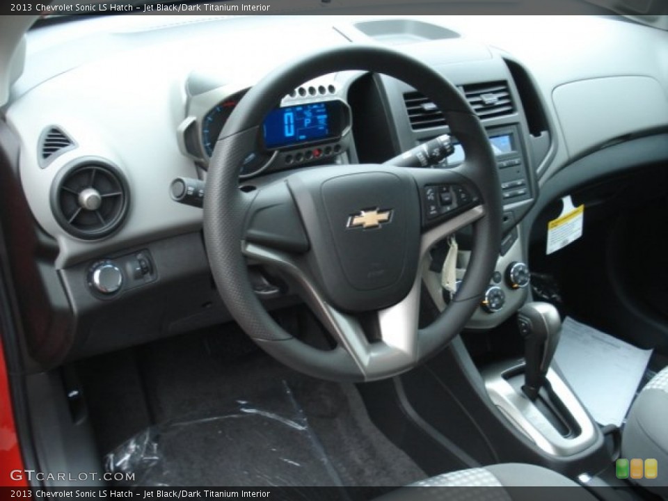 Jet Black/Dark Titanium Interior Dashboard for the 2013 Chevrolet Sonic LS Hatch #71426104