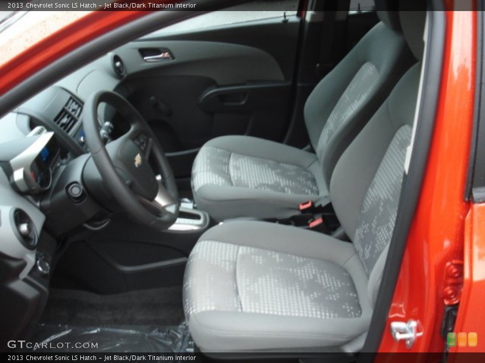 Jet Black/Dark Titanium Interior Photo for the 2013 Chevrolet Sonic LS Hatch #71426113