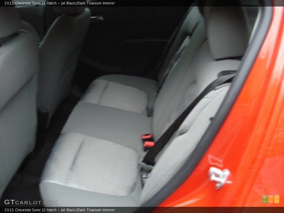 Jet Black/Dark Titanium Interior Rear Seat for the 2013 Chevrolet Sonic LS Hatch #71426128