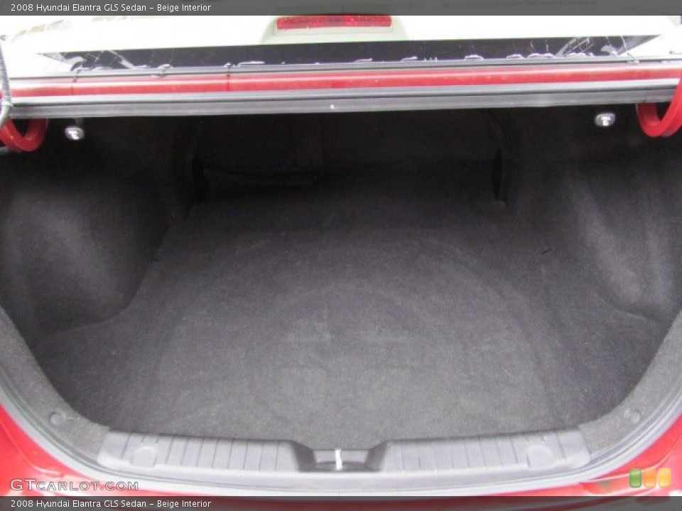 Beige Interior Trunk for the 2008 Hyundai Elantra GLS Sedan #71427521