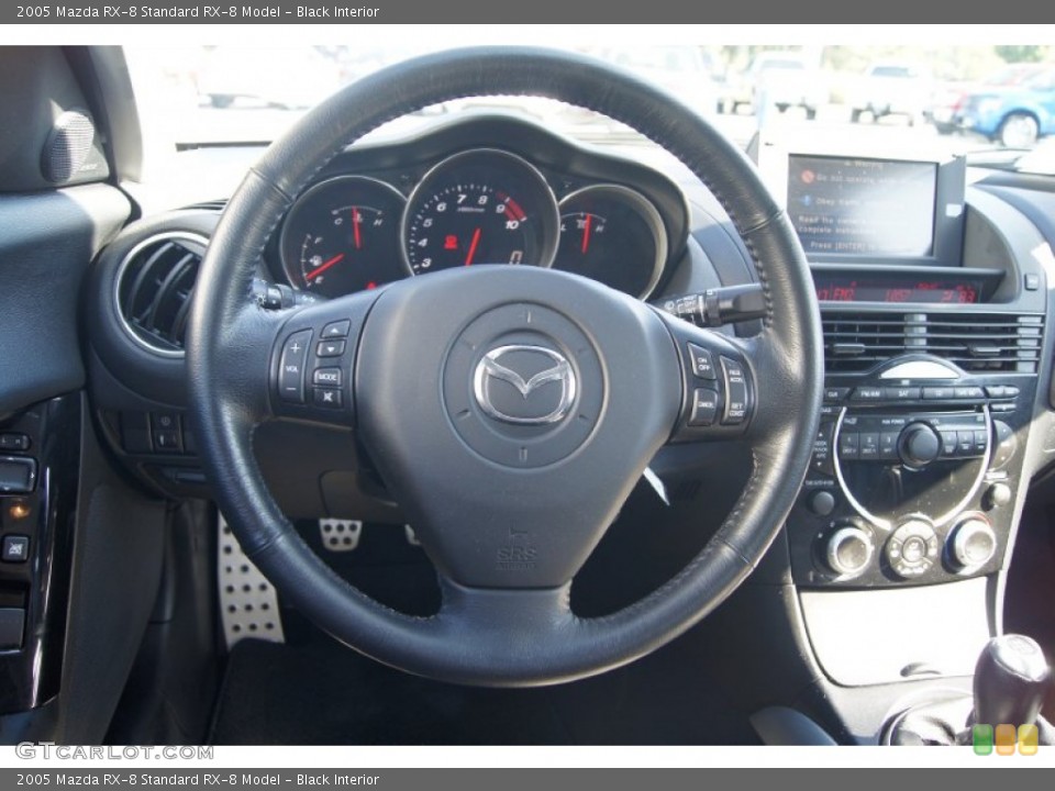 Black Interior Steering Wheel for the 2005 Mazda RX-8  #71428469