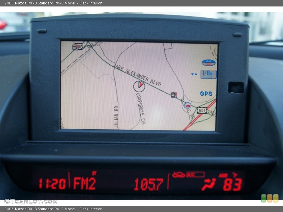 Black Interior Navigation for the 2005 Mazda RX-8  #71428529