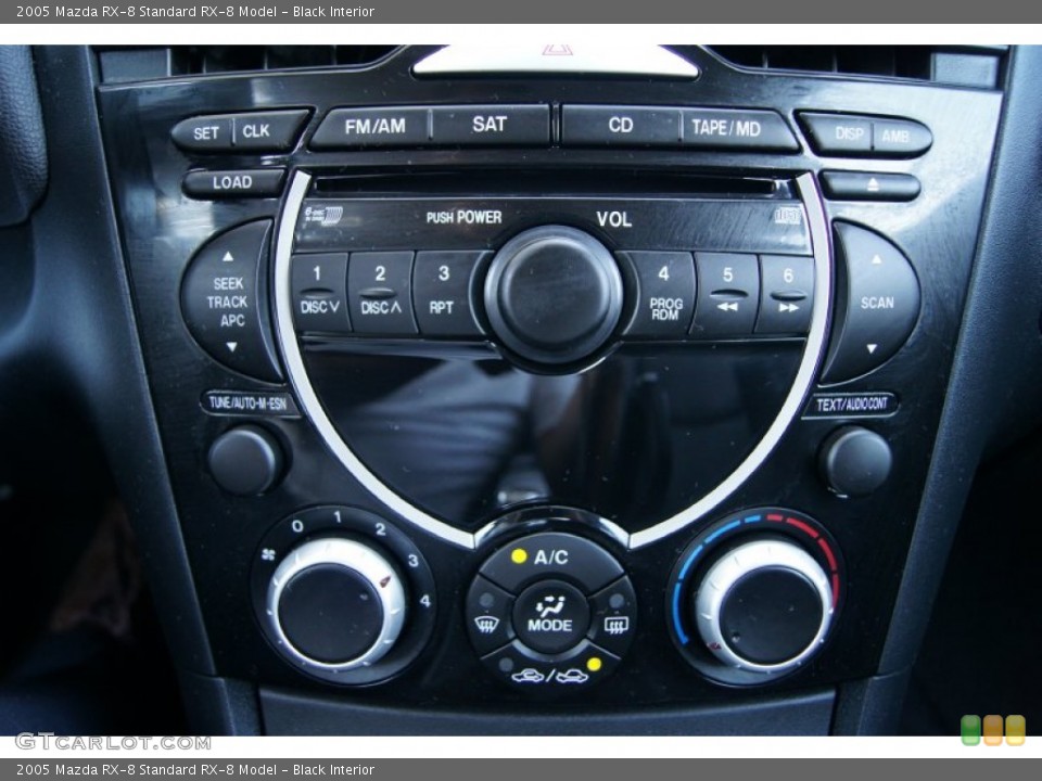 Black Interior Controls for the 2005 Mazda RX-8  #71428538