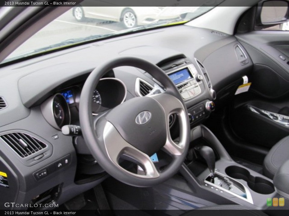 Black Interior Dashboard for the 2013 Hyundai Tucson GL #71428715