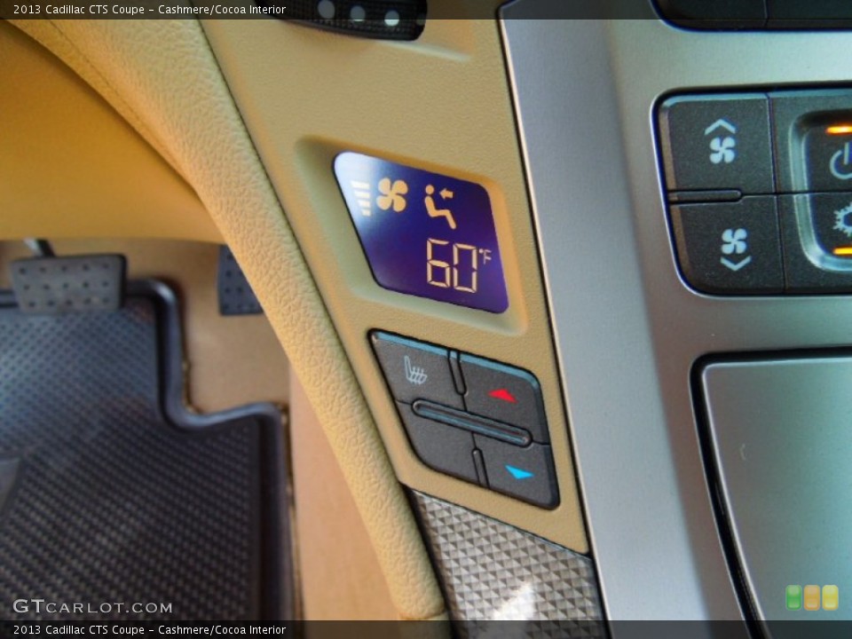 Cashmere/Cocoa Interior Controls for the 2013 Cadillac CTS Coupe #71428790