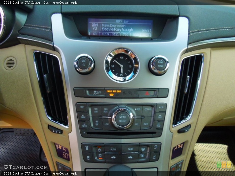 Cashmere/Cocoa Interior Controls for the 2013 Cadillac CTS Coupe #71428799